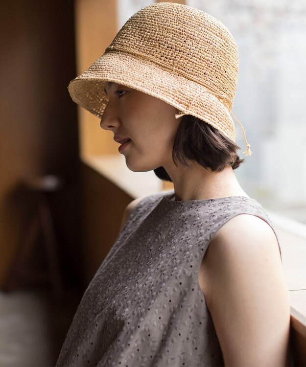 組曲 【WEB限定・新色追加】エンブロイダリーレースノースリーブ ワンピース モカグレー系9