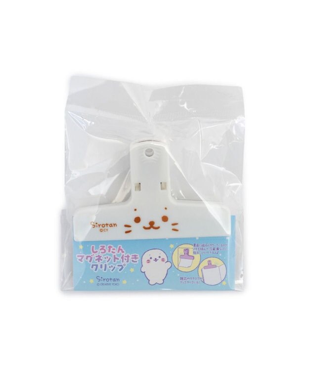 Mother garden しろたん マグネット付きクリップ 《顔ぼん》 単品 顔ぼん