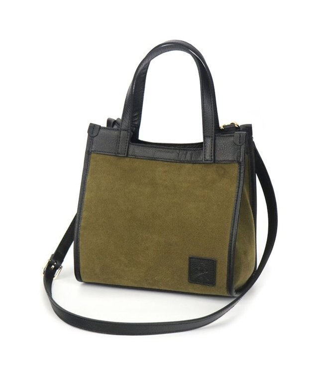 Regalo Felice 【水に強いスエード調素材 / 2way】ショルダー / REGALO KA(カーキ×ブラック)