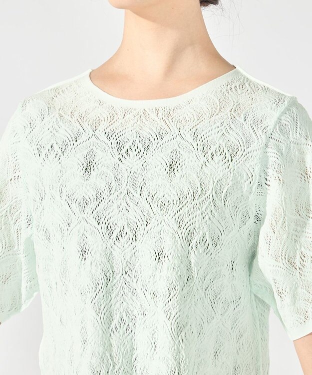 Chacott イージーフィットショートトップ アクアグリーン