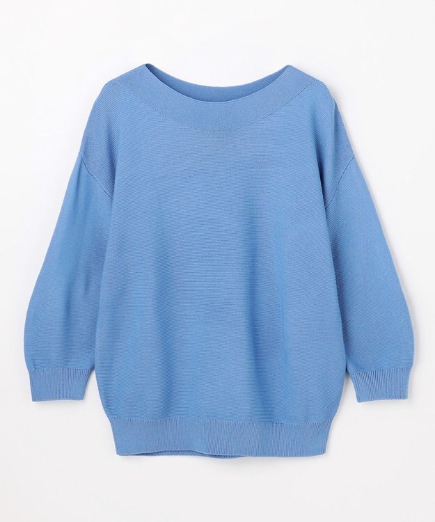 ANY アクリルガーターニット ブルー