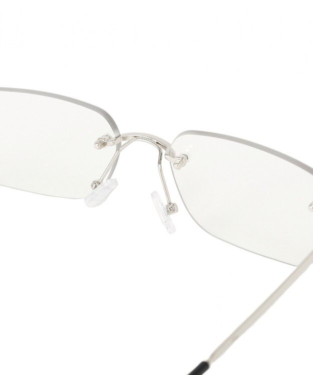AMERICAN HOLIC 【UVカット調光】リムレスグラス Silver
