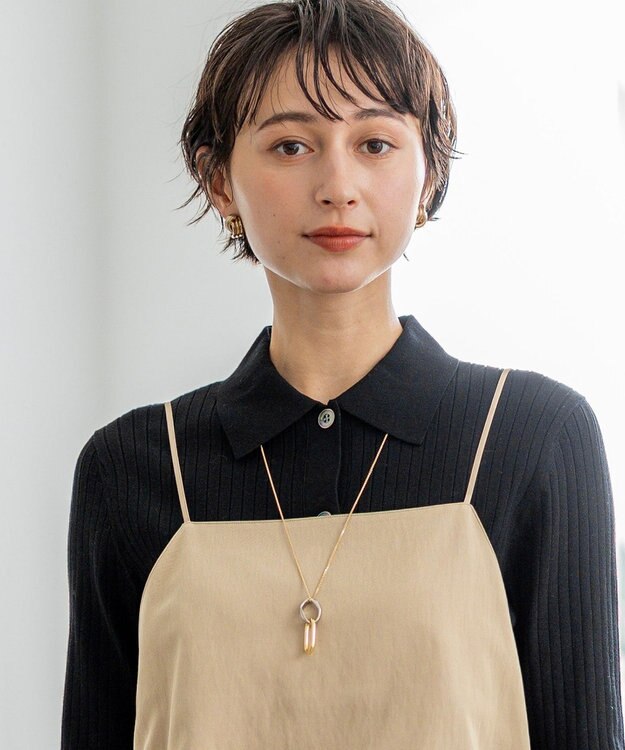 23区 【先行予約】コンビカラー リング ネックレス ゴールド系