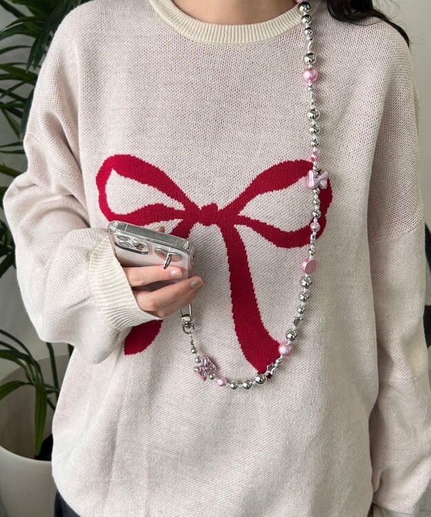 WEGO メタルビーズモチーフストラップ 柄3