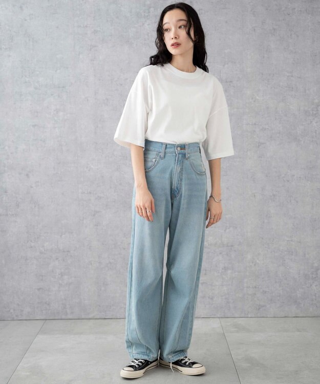 WEGO 【ユニセックス着用ITEM/綿100％/SMLXLサイズ】ビックコットンT ホワイト