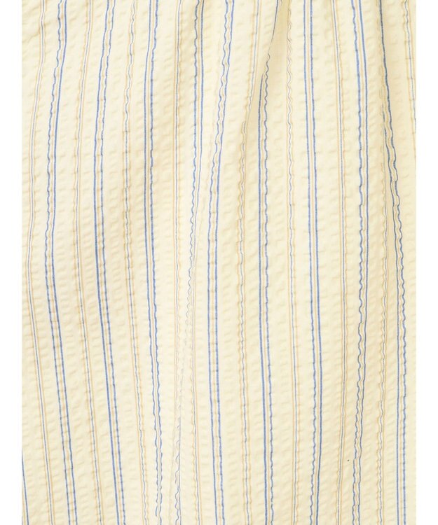 earth music&ecology ミニパフショートスリーブブラウス Sax