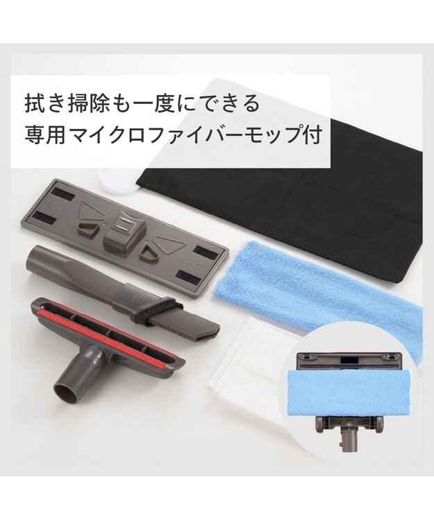 YAMATO テーブル＆キッチン 【TWINBIRD】ワイパースティック型クリーナーフキトリッシュα  レッド  TC-5165R レッド