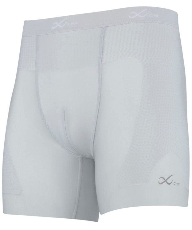 CW-X 【MEN】 CW-X 股関節サポート スパッツ 【大谷翔平愛用モデル】 下半身の軸がブレにくい 骨盤サポート 球技 陸上 ショート 2分丈 メンズ BCO101 /ワコール シルバーグレー