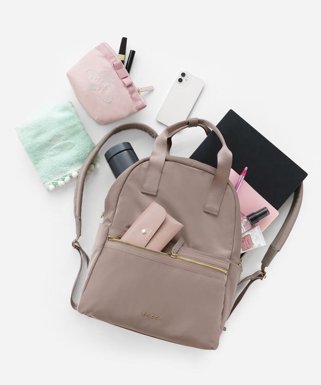 TOCCA 【A4サイズ対応・撥水】ARDOR BUSINESS BACKPACK バックパック グレージュ系