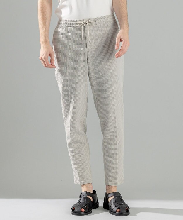 JOSEPH HOMME <新色追加>【オリジナル素材/シワになりにくい/ウエストゴム仕様】ライトタックジャージー イージーパンツ/PEGG EASY アイボリー系