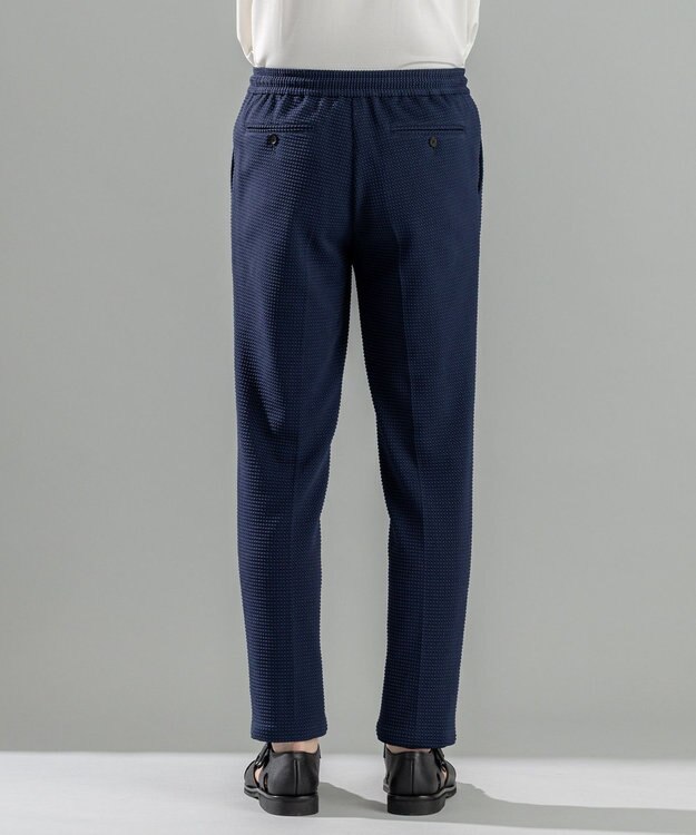 JOSEPH HOMME <新色追加>【オリジナル素材/シワになりにくい/ウエストゴム仕様】ライトタックジャージー イージーパンツ/PEGG EASY ネイビー系