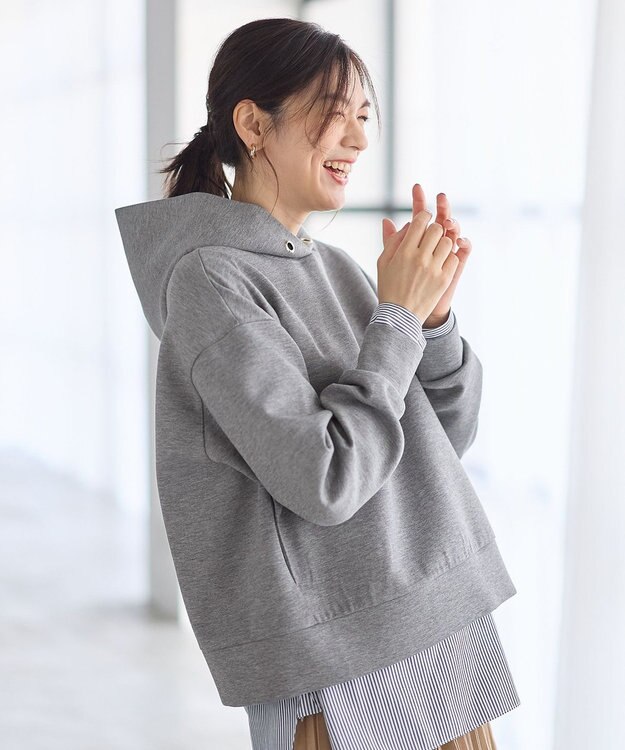 ANY L 【WEB限定】ダンボールパーカー チャコール