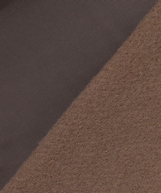 ICB 【WEB＆一部店舗限定】WooloopShortBeaver ショールカラーコート ディープモカ