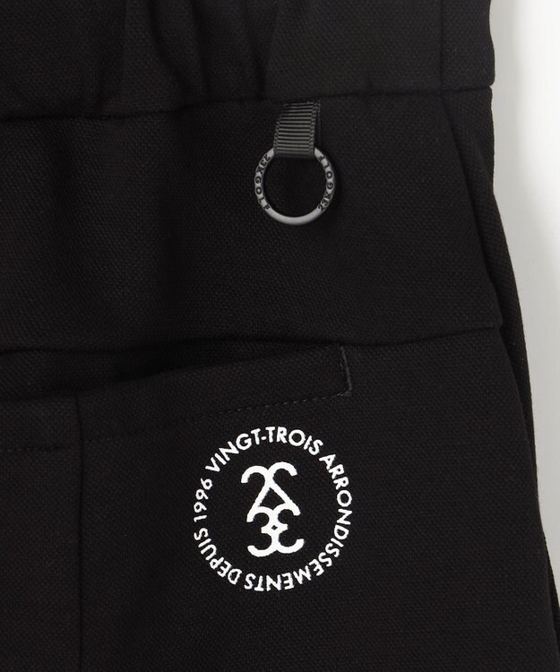 23区GOLF 【WOMEN】カノコダンボールスカート シワになりにくい ブラック系