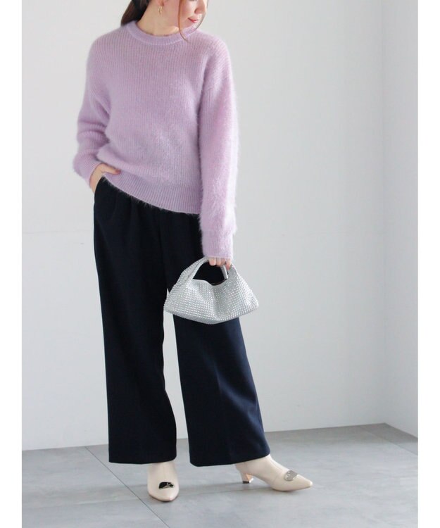 Te chichi キャットヤーンニット ピンク