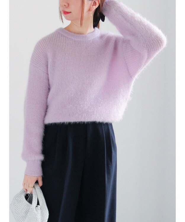 Te chichi キャットヤーンニット ピンク