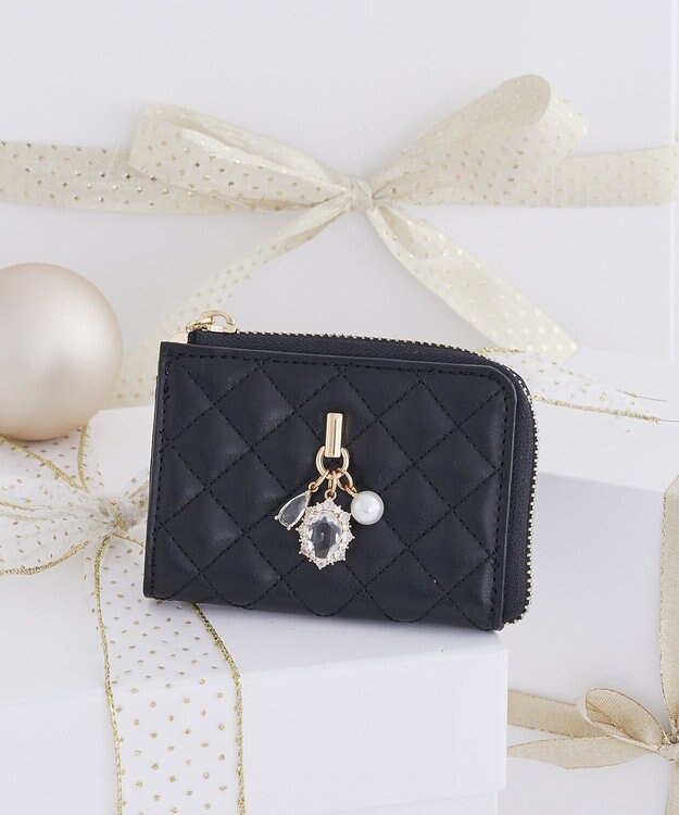 Maison de FLEUR ビジューキーケース Black