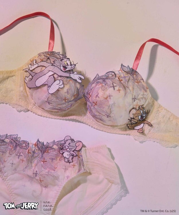 une nana cool トムとジェリー × une nana cool 3/4カップブラ CR