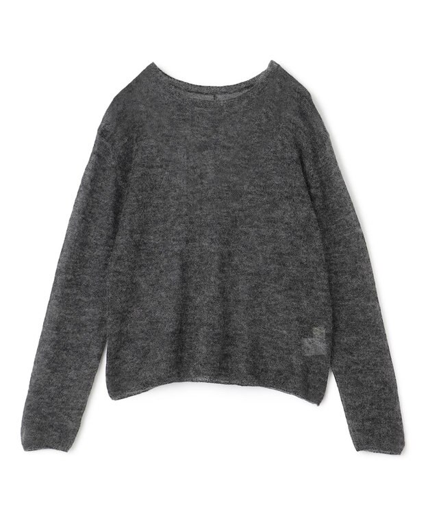 uncrave モヘアニット トップス（uncrave WHITE） チャコール