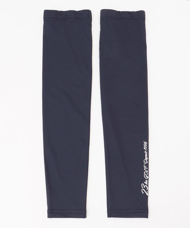 23区GOLF 【WOMEN】３０ｄカノコインナー アームカバー ネイビー系