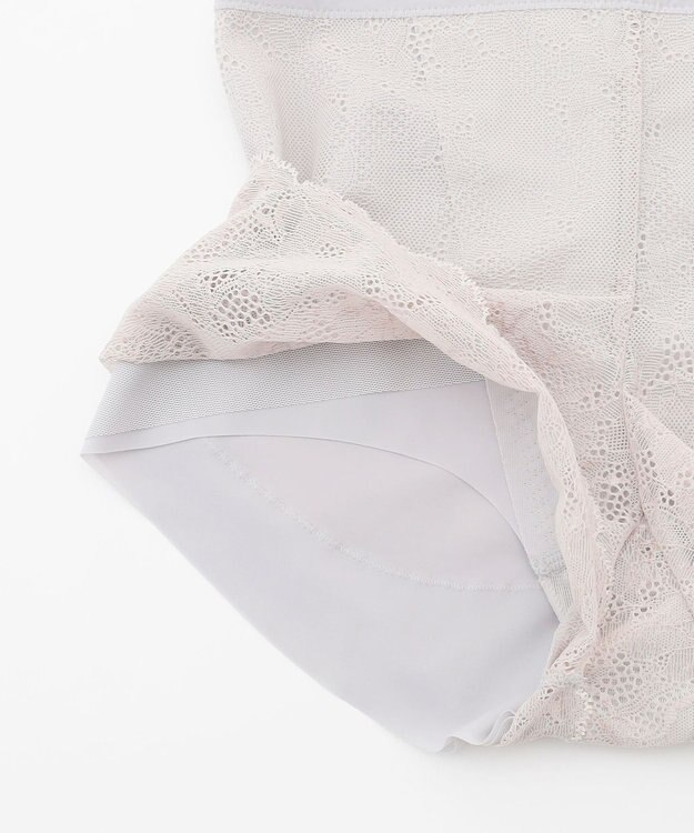 自由区 【ワコールコラボ・別注カラー】レーシーショーツ グレー