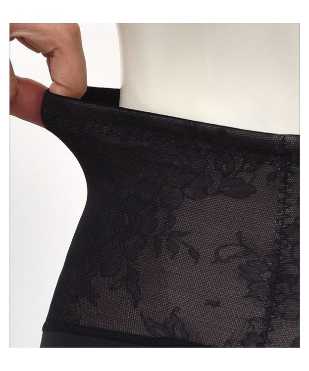 WACOAL ガードル 【肌リフト】 下半身のたるみをリフトアップ スリムなシルエット ロング丈 一枚ばき可能 レディース GRC424 /ワコール ブラック