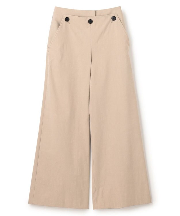 JOSEPH クリスピーストレッチ　ワイドトラウザーズ Linen