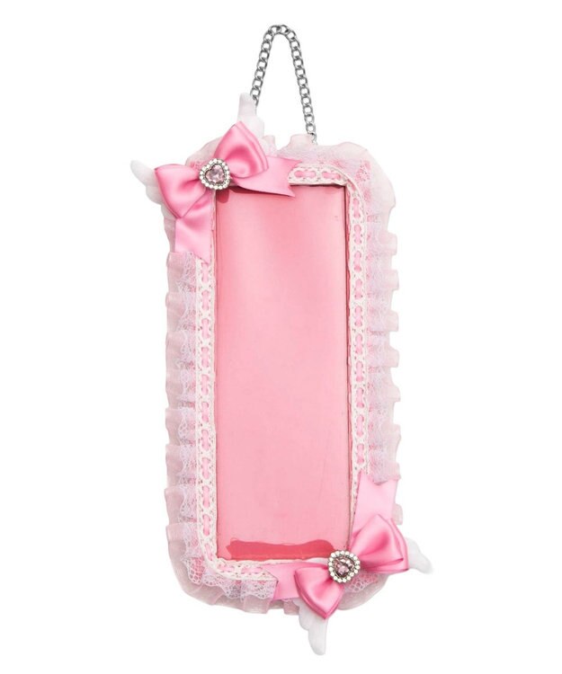 WEGO 【痛バ＆推し活グッズ】エンジェルリボンホロチケホルダー ライトピンク