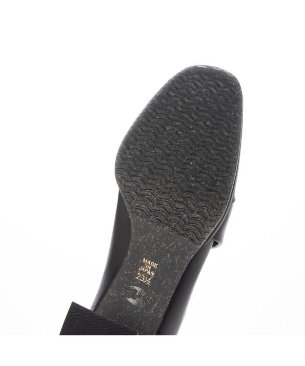 MODE ET JACOMO <D'ICI>チャンキーヒールブーティーパンプス ブラック