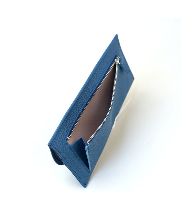 FOLNA RD アドリアレザー フラット長財布 ブルー