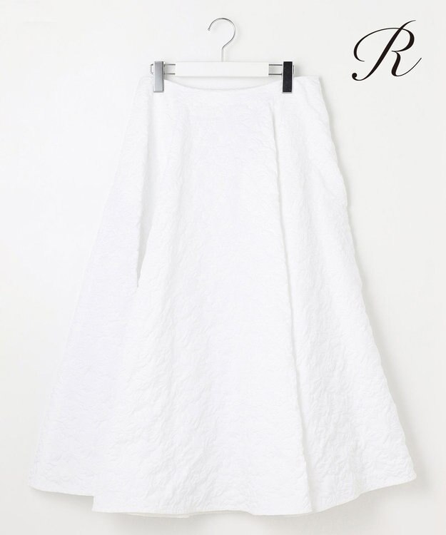 23区 【R(アール)】LIMONTA フラワージャカード スカート オフホワイト系