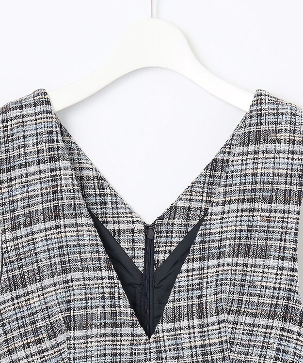 Feroux 【洗える】ツイード ジャンパースカート ピンク系9