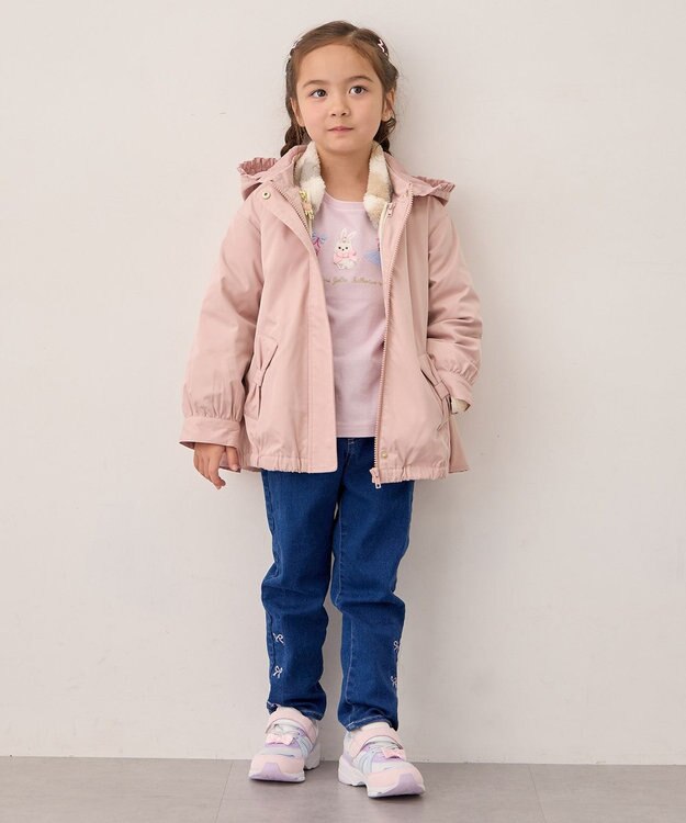 ANY KIDS 【フードが外れる/ドッキング可能】ニャウンパ ピンク