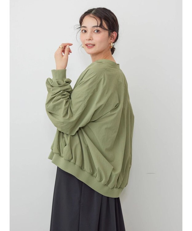 AMERICAN HOLIC 撥水加工ギャザーブルゾン Khaki