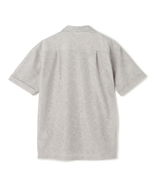 JOSEPH HOMME 【新柄】ヨシタレース　レギュラーカラー半袖シャツ ライトグレー系