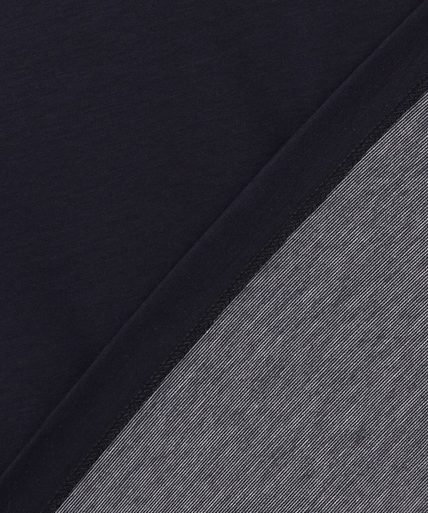 JOSEPH ABBOUD 【キングサイズ・ジャージー素材・ストレッチ】コンパクトコットンジャージー Tシャツ ネイビー系