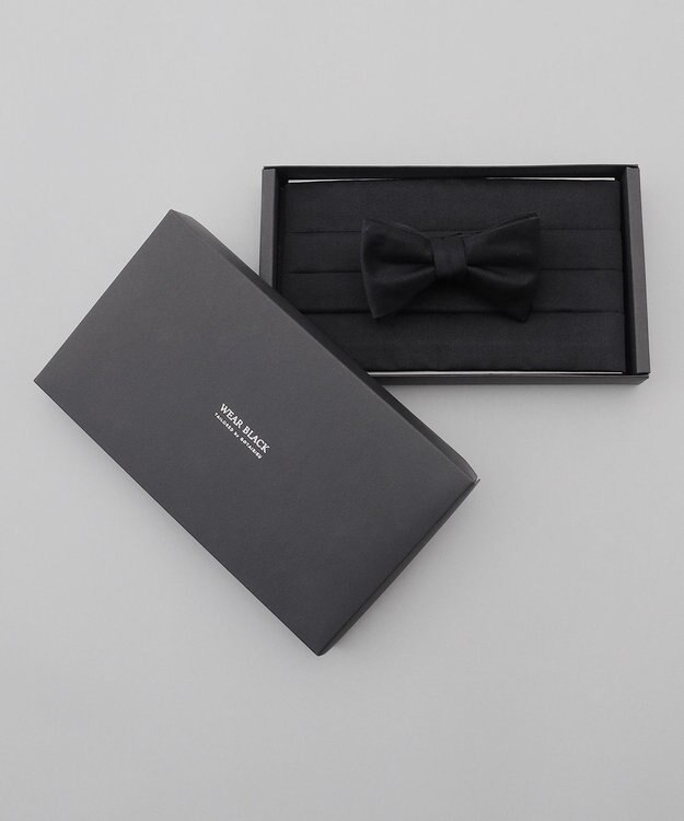 GOTAIRIKU 【WEAR BLACK】フォーマル用 ボウタイ カマーバンドセット ブラック系