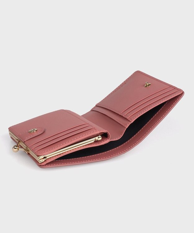Paul Smith マーケトリースワールラビット がま口2つ折り財布 ピンク