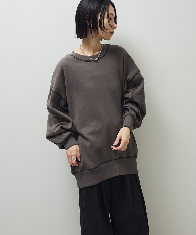 Green Parks ・SUGAR SPOON カラーstスウェット Charcoal Gray