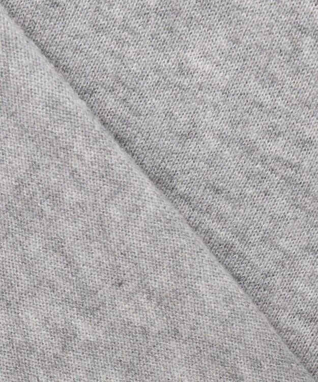 自由区 L 【カタログ掲載】ファインウールカシミヤクルーネック ニット グレー系