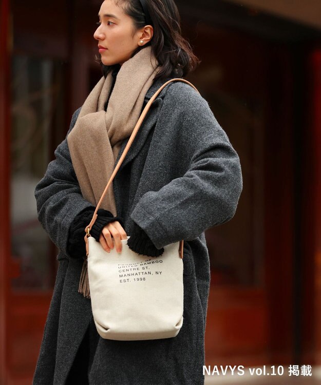 united bamboo 【NAVYS 10月号掲載】UB ベーシックバッグ(ショルダー) オフ