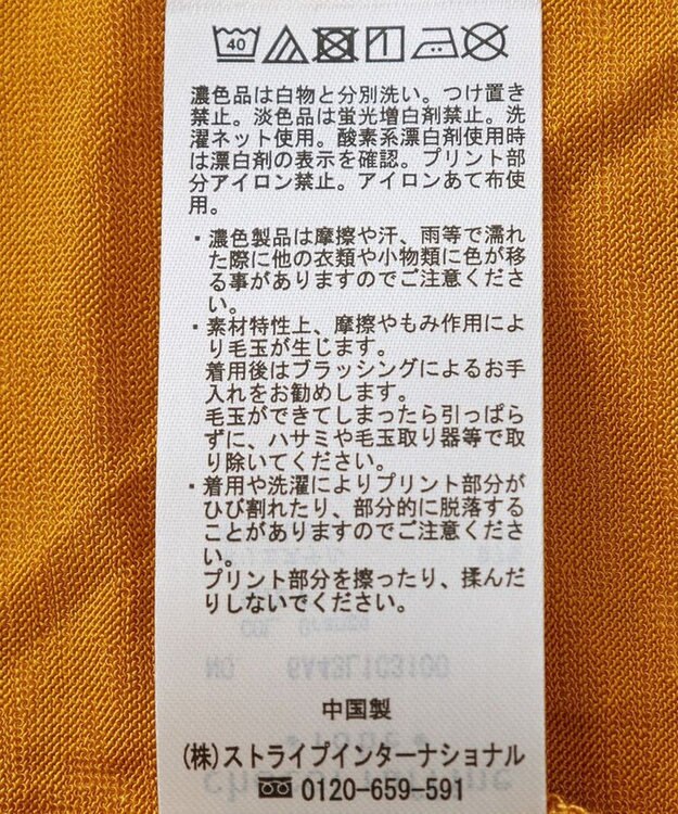 Green Parks シアーロゴ長袖プルオーバー Orange