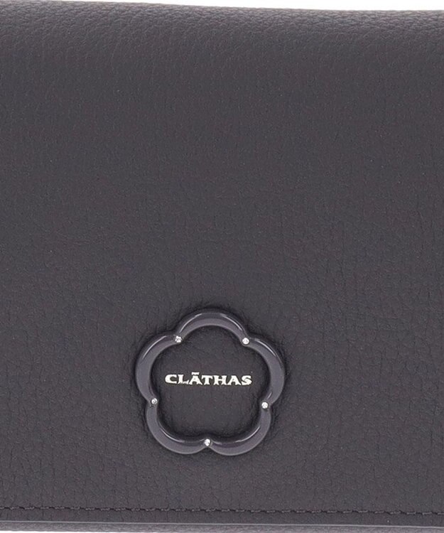 CLATHAS ブルトン ギャルソン長財布 ダークグレー