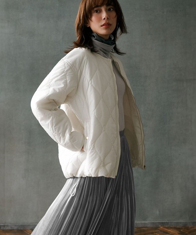 23区 S 【Oggi1月号/CLASSY.11月号掲載】スムージーコットン タートルネック ニット ライトグレー系