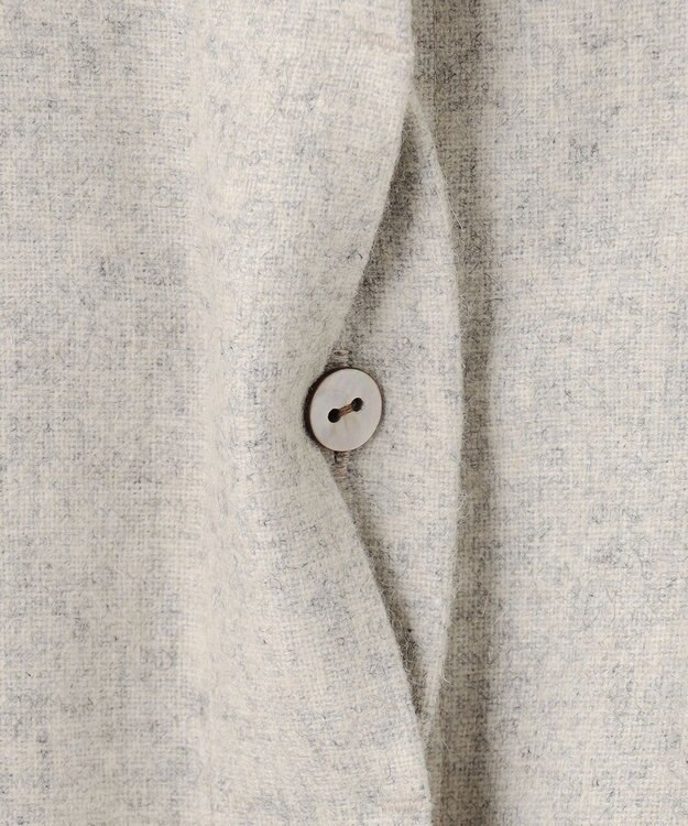 J.PRESS YORK STREET 【WOMEN】バンドカラーブラウス アイボリー系