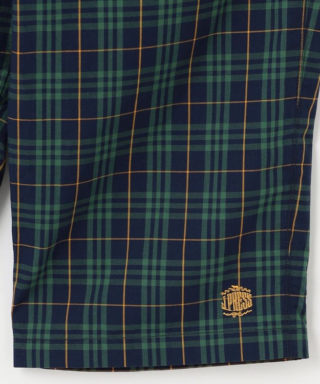 J.PRESS KIDS 【140-170cm】マドラスチェックパンツ グリーン系5