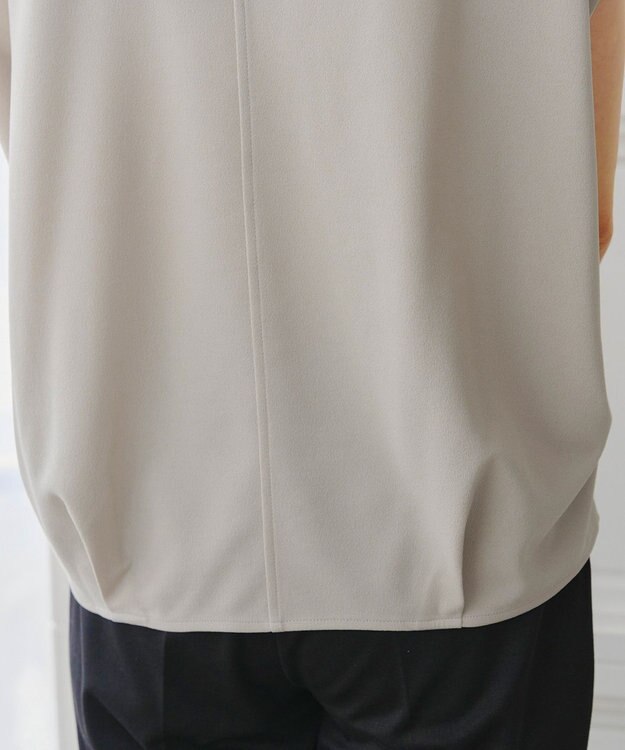 Tiaclasse 【洗える】ドルマンラメスリーブトップス グレー