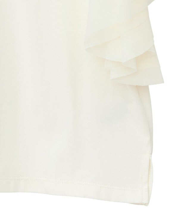 AMERICAN HOLIC 袖チュールサイドスリットプルオーバー Ivory