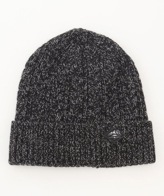 JOSEPH ABBOUD MOUNTAIN 【イタリア糸使用/サスティナブル素材】 コットンウールニットキャップ ブラック系
