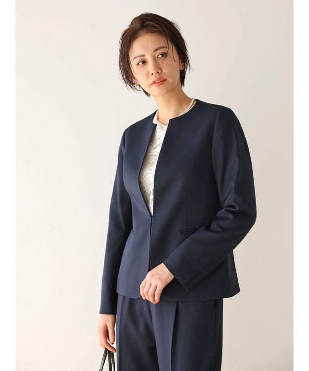 Green Parks ｅｆ－ｄｅ　カラーレスジャケット Dark Navy